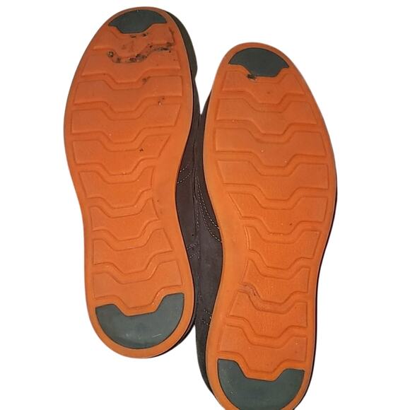 Ask The Missus navy and orange mens suede Oxfords  size‎ 10